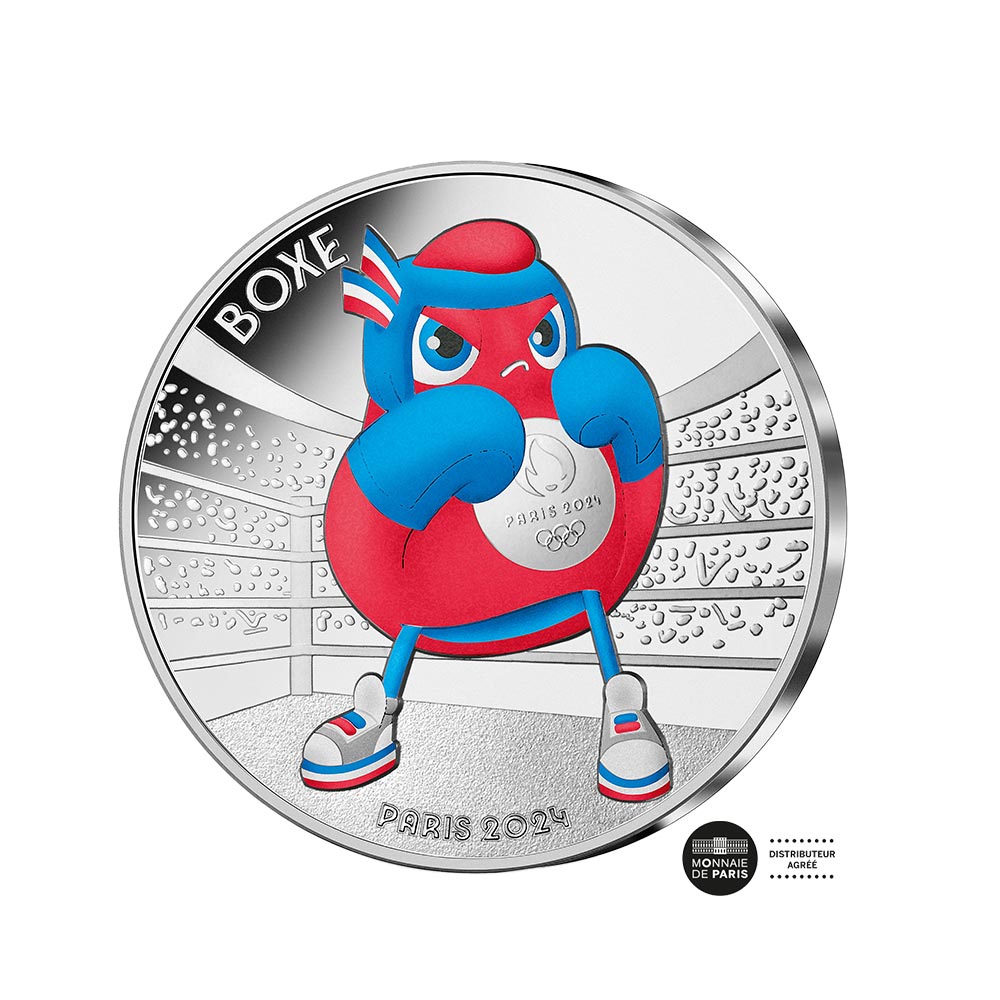 Paris Olympic Games 2024 - Boxing (13/18) - Currency of € 10 Silver - Wave 2
