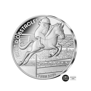 Jeux Olympiques de Paris 2024 - Le Saut D'obstacle (18/18) - Monnaie de 10€ Argent - Vague 2