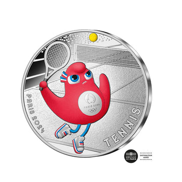 Jeux Olympiques de Paris 2024 - Le Tennis (11/18) - Monnaie de 10€ Argent - Vague 2