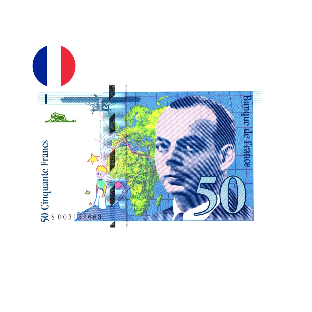France - Billet de 50 Francs - Saint-Exupéry - 1992-1993