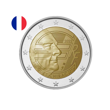 France 2022 - 2 Euro Commémorative - Jacques Chirac