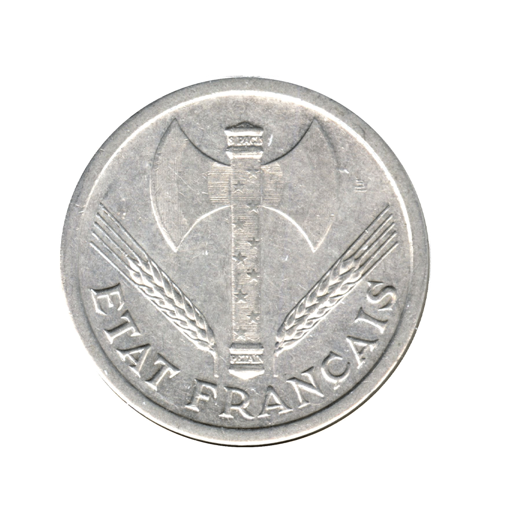 2 francs - Francisque - France - 1943-1944