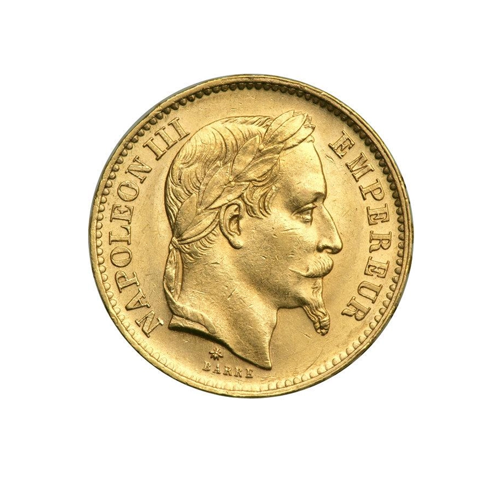 20 Francs - Napoléon III - Tête Laurée - France - 1861-1870