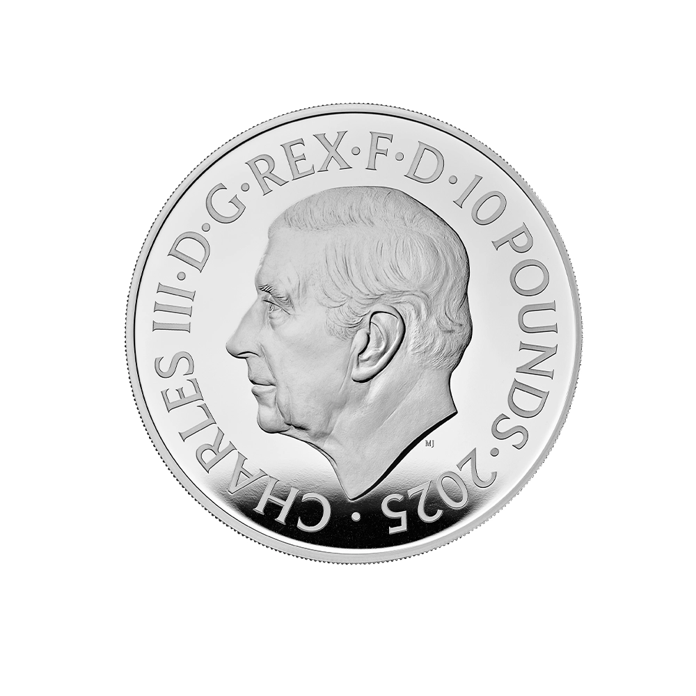 Légende de la musique - Freddy Mercury - Monnaie de 10 Pounds argent - BE