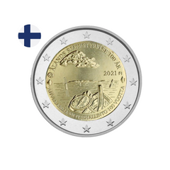 Finlande 2021 - 2 Euros Commémorative - 100 ans de L'Autonomie des Îles Åland