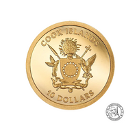 Four Leaf Clover - Gold Luck - Monnaie de 10 Dollar Or 1 g - BE 2026