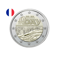 France 2014 - 2 Euros Commémorative - D-DAY