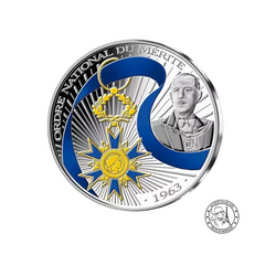 ⁣⁢Erindringsprægning i Sølv - Ordre National du Mérite⁤⁣