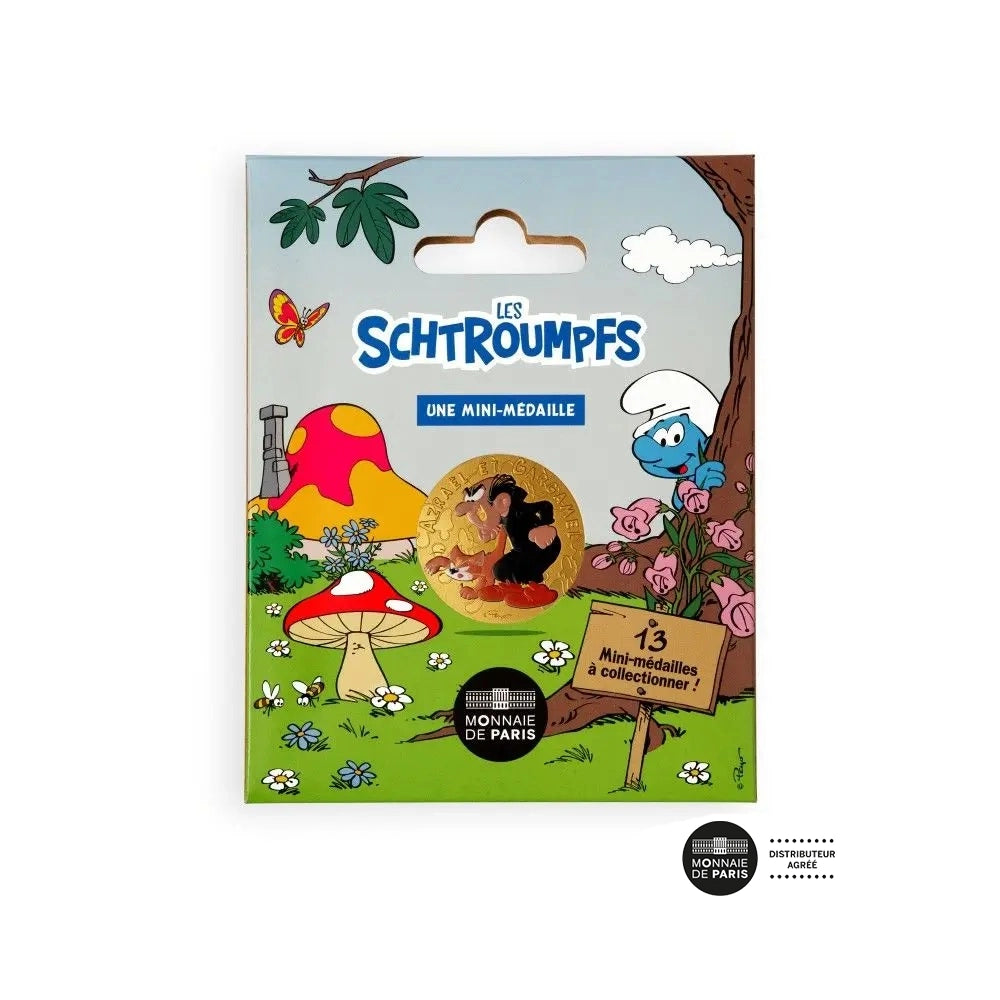 Les Schtroumpfs 2020 - Azraël et Gargamel - Mini-Médaille
