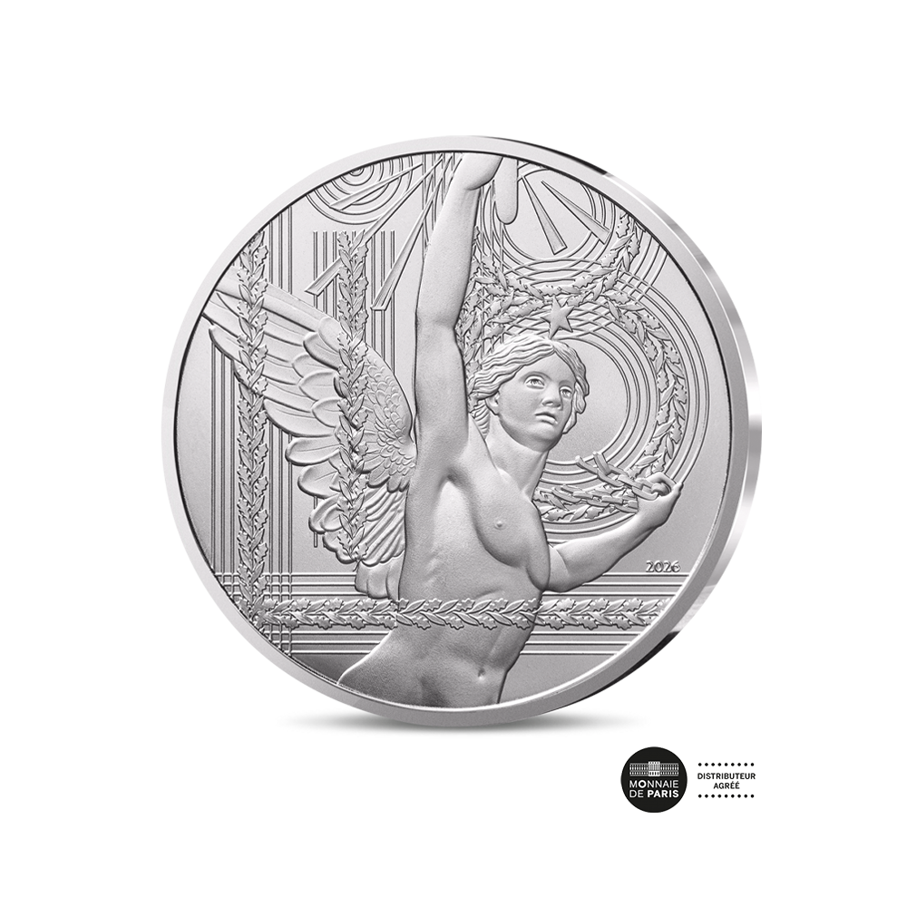 Le Génie Français - Monnaie de 50 Euros Commémorative Argent - 2026
