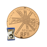 Gustave Eiffel - Monnaie de 50€ Or - BE 2009