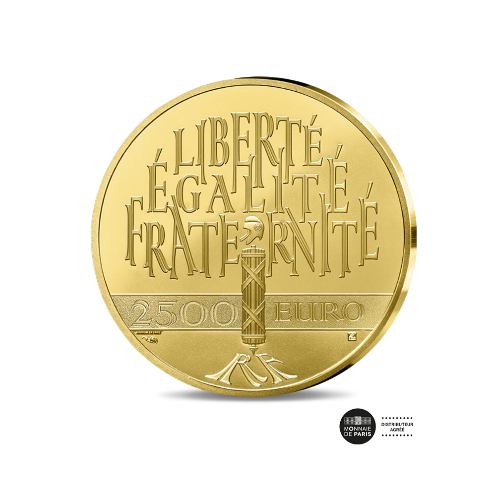 Le Génie Français - Monnaie de 2 500 Euros Or - BU 2026