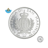 ⁣⁢San Marino - 125. výročí úmrtí Giuseppe Verdiho - Stříbrná mince 5 eur - Proof 2026⁤⁣