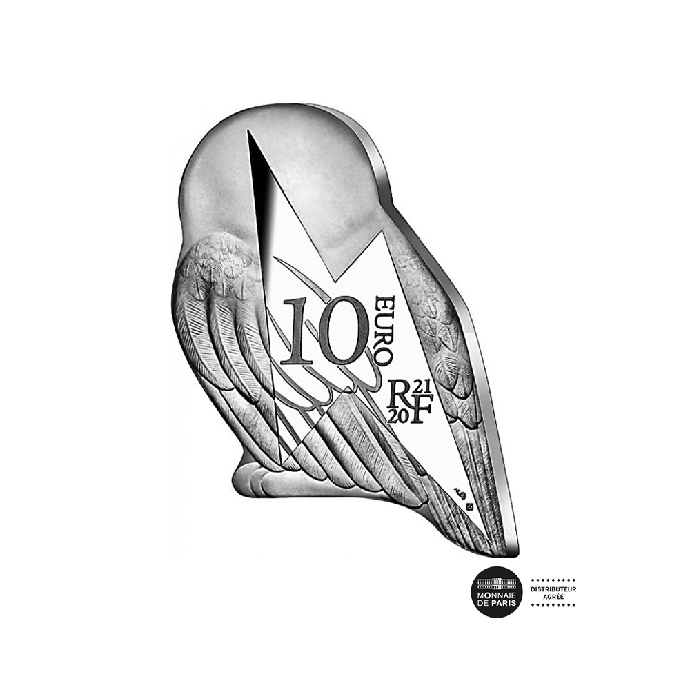 Harry Potter 2021 - Hedwige - Monnaie de 10 Euros Argent