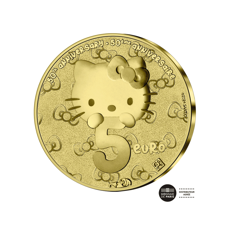 Hello Kitty - Monnaie de 5€ Or 1/2g - BE 2024