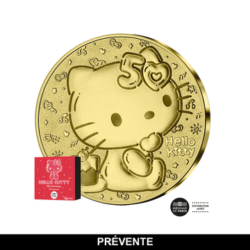 Hello Kitty - Monnaie de 50€ Or 1/4 Oz - BE 2024