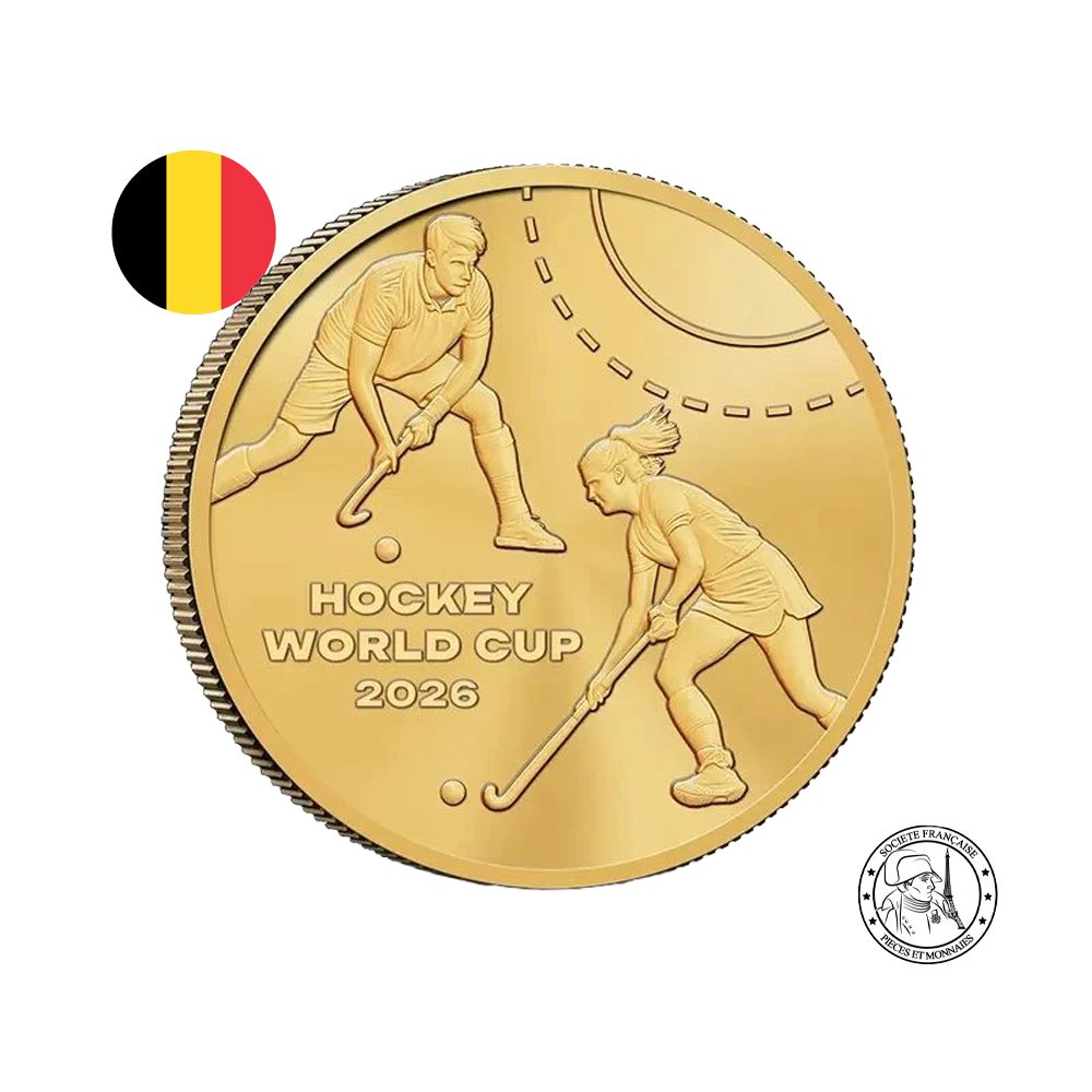 Belgique 2026 -  Coupe du monde de hockey - Monnaie de 2 ½ Euros - BU