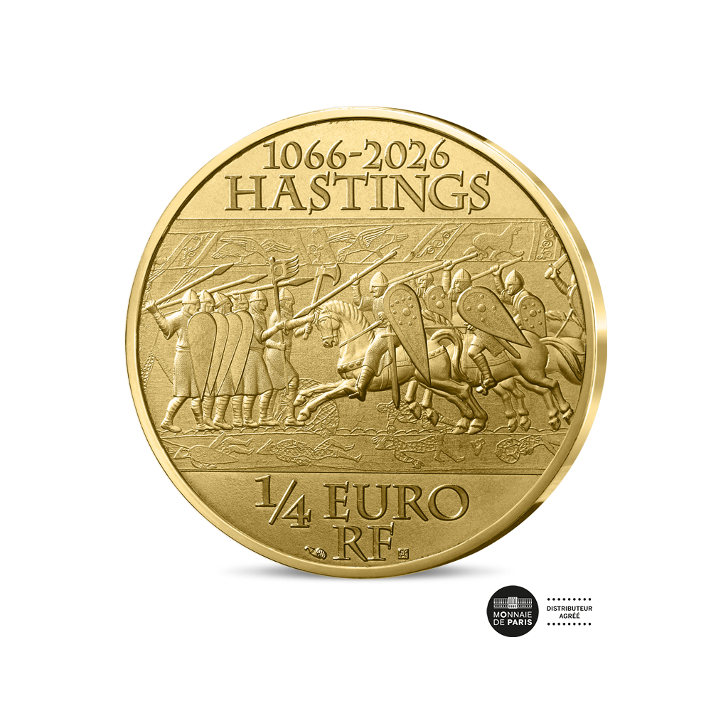 Bataille d'Hastings - Monnaie 1/4 Euros- 2026