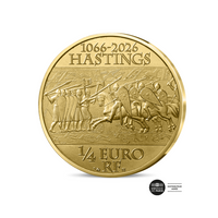 Bataille d'Hastings - Monnaie 1/4 Euros- 2026