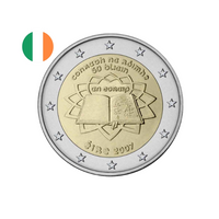 Irlande 2007- 2 Euro Commémorative - Anniversaire du Traité de Rome