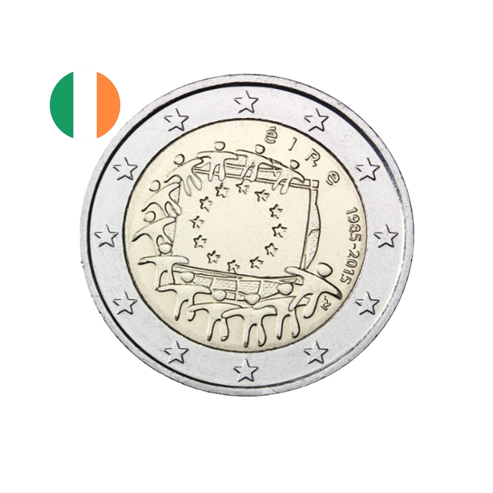 Irlande 2015 - 2 Euro Commémorative - Drapeau européen