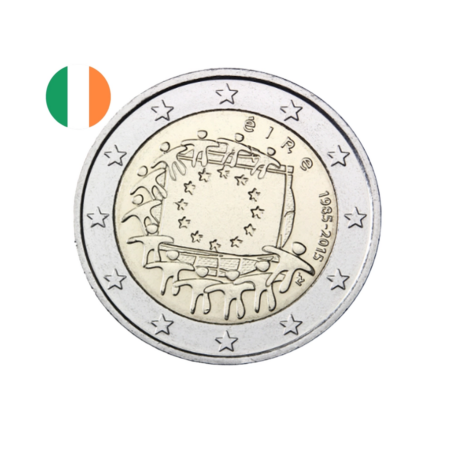 Irlande 2015 - 2 Euro Commémorative - Drapeau européen