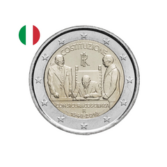 Italie 2018 - 2 Euros Commémorative - Constitution italienne