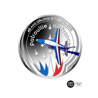 L'Aviation et l'Histoire 2021 - 40 ans de l'Alpha Jet - Monnaie de 50 Euros - Argent - BE
