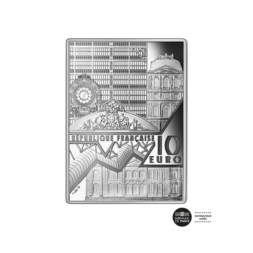 Chefs d'œuvres des musées 2021 - La Jeune Fille à la Perle - Monnaie de 10 Euros Argent - BE