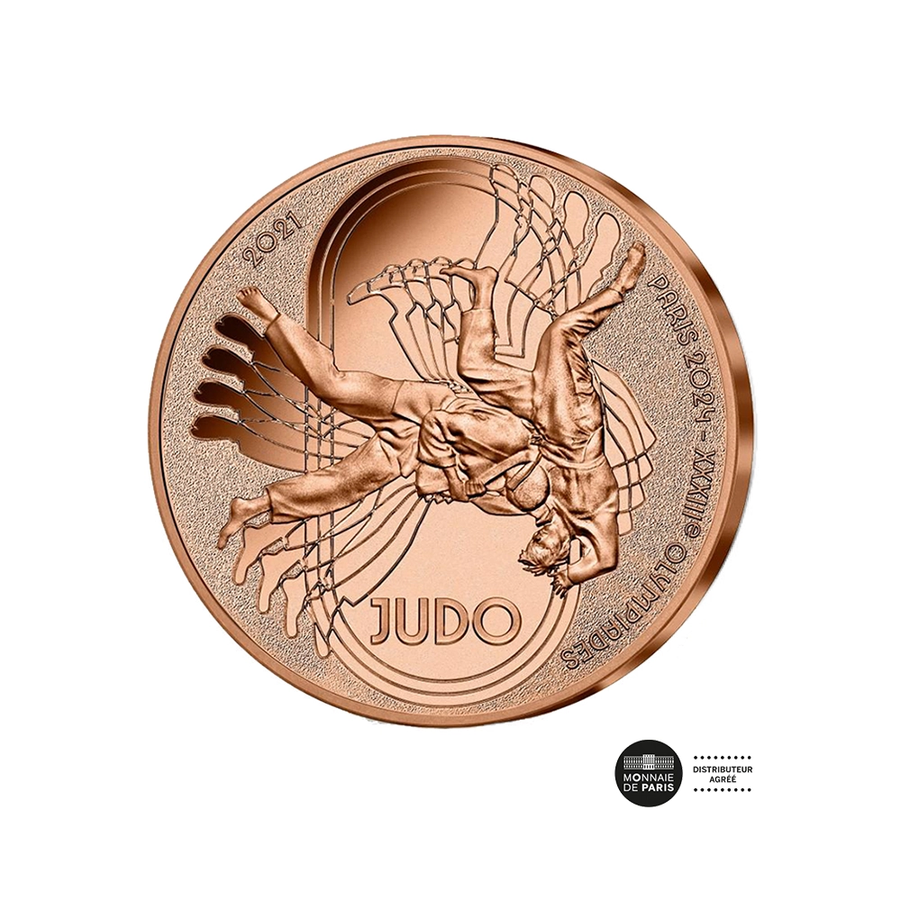 Jeux Olympiques de Paris 2024 - Judo - Monnaie de ¼ euro - 2021