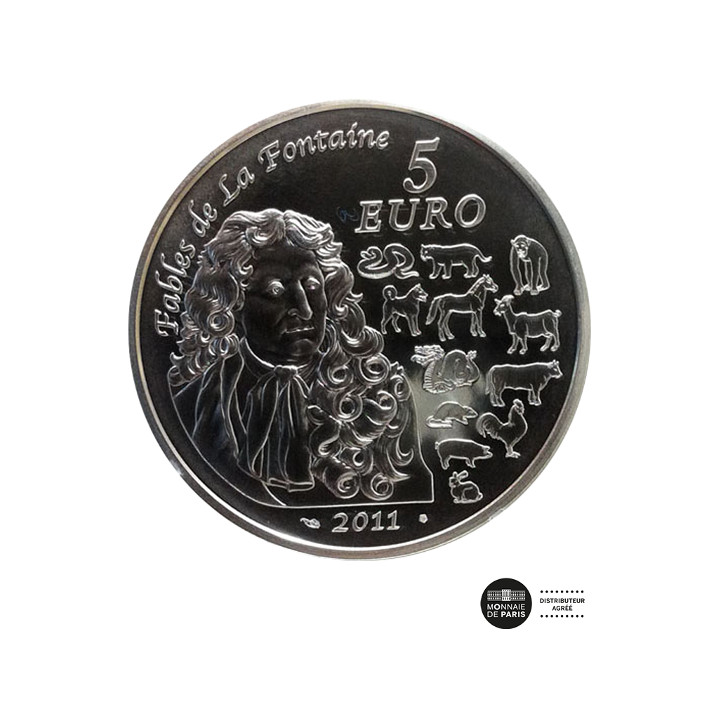 Année du Lapin - Monnaie de 5€ Argent - BU 2011