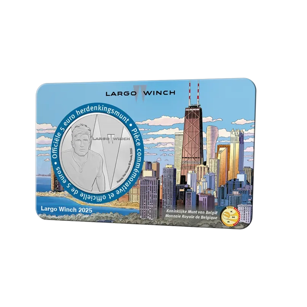 Belgique 2025 - Largo Winch - Monnaie de 5 Euros - BU