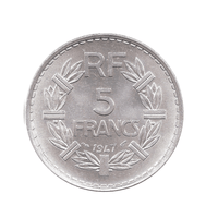 5 francs - Lavrillier - France - 1945-1952