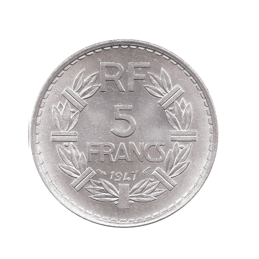 5 francs - Lavrillier - France - 1945-1952