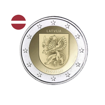 Lettonie 2016 - 2 Euro Commémorative - Vidzeme