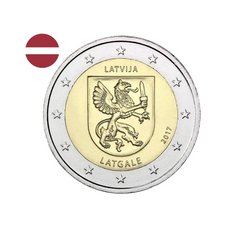 Lettonie 2017 - 2 Euros Commémorative - Latgale
