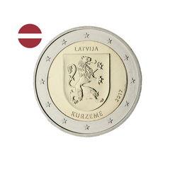 Lettonie 2017 - 2 Euros Commémorative - Kurzeme
