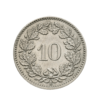 10 centesimi - gratis - Svizzera -1879-2023