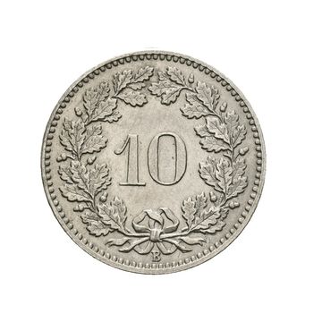 10 cêntimos - Libertas - Suíça - 1879-2023