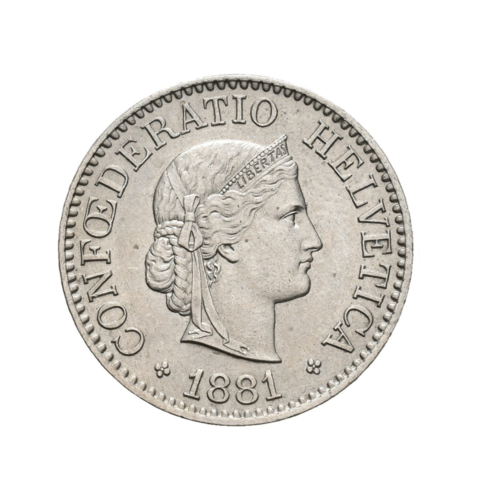 10 cent gratis ten opzichte van Zwitserland -1879-2023