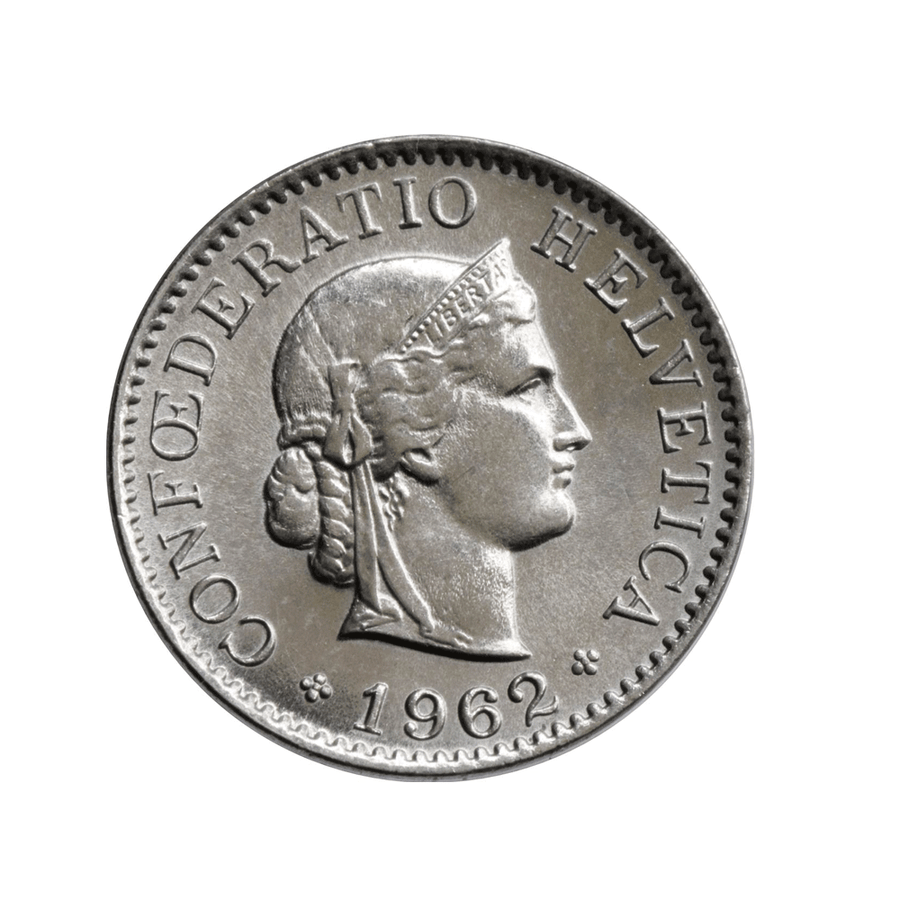 5 cêntimos - Libertas - Suíça - 1879-1980