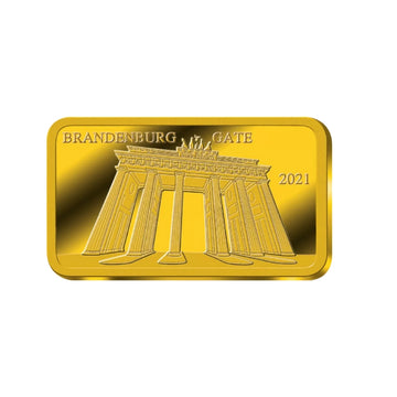 Lingot en Or - La porte de Brandebourg