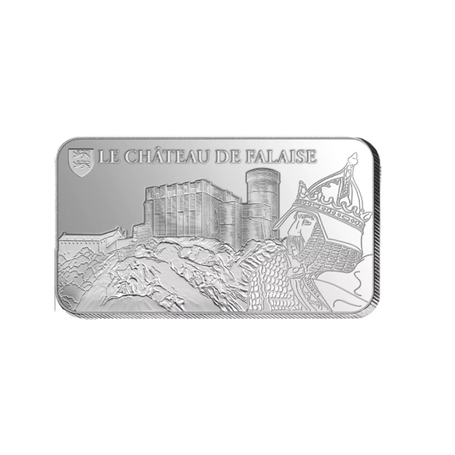 Lingot en Argent - Le château de Falaise