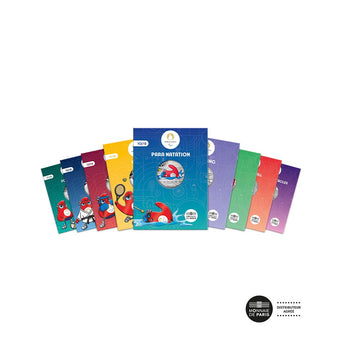 Paris 2024 Giochi olimpici - Wave 1 "Sports Mascot" - lotto di 9 camere - argento € 10