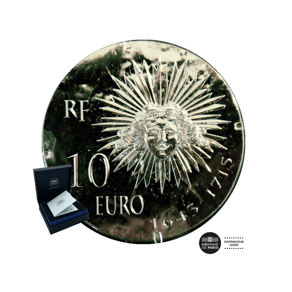 1500 Ans d'Histoire de France - Louis XIV - Monnaie de 10€ Argent - BE 2014