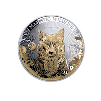 Majestueuse Faune - Le Loup - Monnaie de 10 Dollars Argent - BE 2026