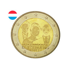 Luxembourg 2012 - 2 Euros Commémorative - Mariage du Grand-Duc héritier Guillaume