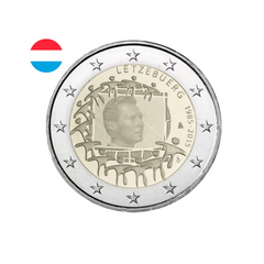 Luxembourg 2015 - 2 Euros Commémorative - 30ème anniversaire du drapeau de l'Union Européenne