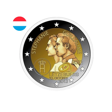 Luxembourg 2022 - 2 Euro Commémorative - Mariage du grand-duc héritier