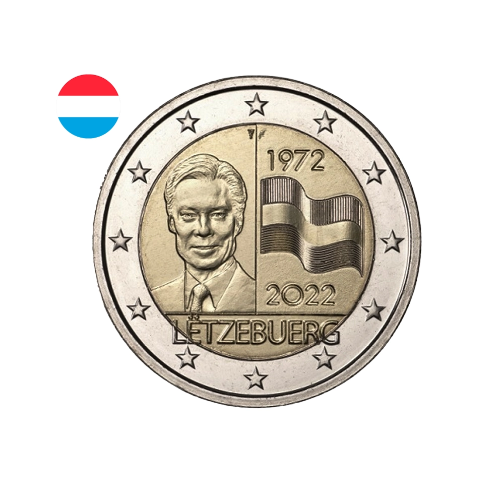 Luxembourg 2022 - 2 Euro Commémorative - Drapeau du Luxembourg